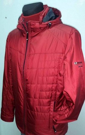 Осіння чоловіча куртка BLACK VINYL 17-818 red Киев - изображение 1