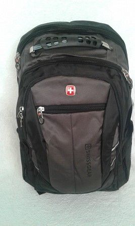 Рюкзак городской швейцария SwissGear черный (1881) коричневий Львов - изображение 1