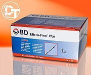 Шприцы инсулиновые БД Микро Файн Плюс U-100 1, 0 мл (BD Micro Fine Plus 1, 0 ml) 100 шт Мелитополь