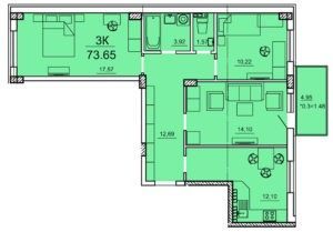 Продам 3 комн. квартиру в новом доме в самом центре Одессы Одесса - изображение 1