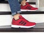Мужские кроссовки красные Zx Flux 9064 Мелитополь