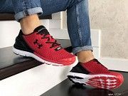 Мужские кроссовки красные с черным SpeedForm Gemini 8974 Мелитополь