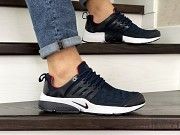 Мужские кроссовки темно синие с белым Air Presto TP QS 9024 Мелитополь