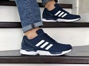 Мужские кроссовки темно синие с белым Zx Flux 9060 Мелитополь