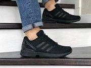 Мужские кроссовки черные Zx Flux 9063 Мелитополь