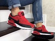 Мужские кроссовки черные с красным Air Max 90 9056 Мелитополь
