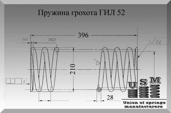 Пружина грохота ГИЛ 52 Полтава - изображение 1