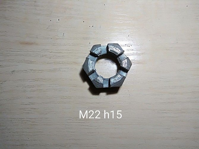 Гайка корончата М22 Днепр - изображение 1