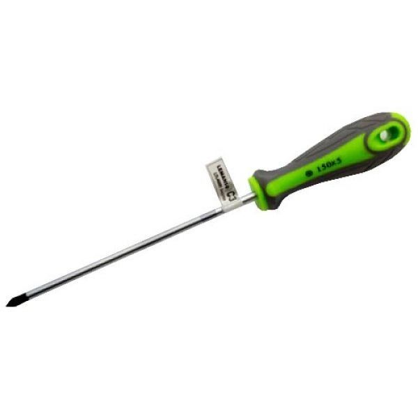 Отвертка Lemanso PH1x150 (5х150)  LTL40005 серо-зелёная Киев - изображение 1