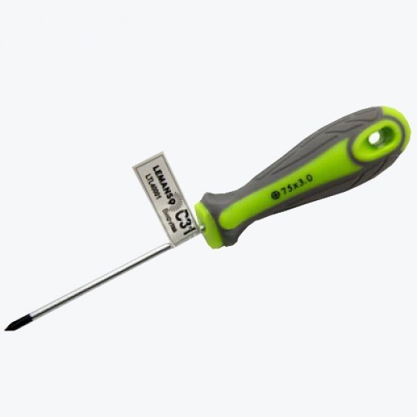 Отвертка Lemanso PH0x75 (3х75)  LTL40001 серо-зелёная Киев - изображение 1