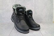 Мужские ботинки кожаные зимние черные Zangak 137 чор-кр Мелитополь