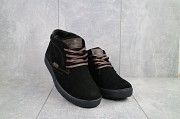 Ботинки мужские Yuves 777 черные (замша, зима) Мелитополь