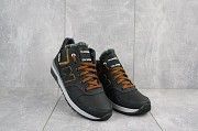 Мужские кроссовки кожаные зимние черные-рыжие New Mercury круз ч-р Мелитополь