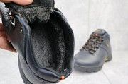 Мужские ботинки кожаные зимние синие Anser 130 Мелитополь