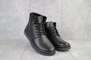Мужские ботинки кожаные зимние черные Multi-shoes Lider Мелитополь