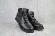 Мужские ботинки кожаные зимние черные Multi-shoes Boomer Мелитополь