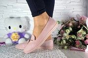 Женские балетки кожаные весна/осень розовые Pav 2452-18 Мелитополь