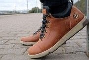 Мужские ботинки кожаные зимние рыжие Yuves 773 Мелитополь