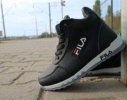 Детские ботинки кожаные зимние черные CrosSav z 48 Мелитополь