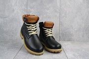 Женские ботинки кожаные зимние черные Bastion 18553ч Мелитополь