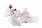 Женские кроссовки кожаные весна/осень белые ANRI-de-colo 655/158 Мелитополь