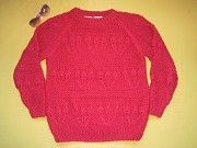 Плотный тёмно-красный свитер Handknit,р.38,Германия Пирятин