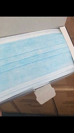 Продам маски 3х слойние Изюм - изображение 1