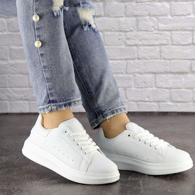 Женские белые кроссовки Duncan 1565 Мелитополь - изображение 1