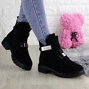 Женские зимние ботинки Roxxy черные 1356 (36 размер) Мелитополь