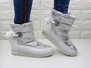 Женские зимние дутики серебристые Sandy 1103 (36 размер) Мелитополь