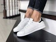 Женские кеды белые с черным Stan Smith 9078 Мелитополь