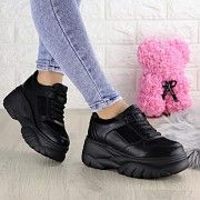 Женские кроссовки Paige черные 1372 (40 размер) Мелитополь