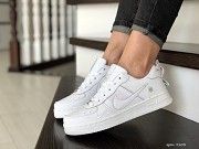 Женские кроссовки белые Air Force 9103 Мелитополь