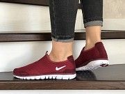 Женские кроссовки бордовые Free Run 9215 Мелитополь
