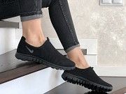 Женские кроссовки черные Free Run 9210 Мелитополь
