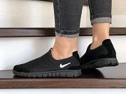 Женские кроссовки черные Free Run 9214 Мелитополь