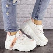 Женские стильные белые кроссовки Sabella 1515 (38 размер) Мелитополь
