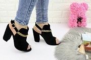Женские стильные босоножки Zara на каблуке 1162 (35 размер) Мелитополь
