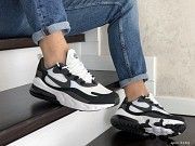 Мужские кроссовки белые с черным Air Max 270 React 9134 Мелитополь