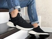 Мужские кроссовки черные с белым 9170 Мелитополь