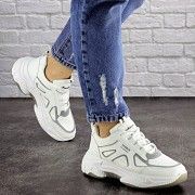 Женские белые кроссовки Yandy 1682 (38 размер) Мелитополь