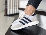 Женские кроссовки белые с бежевым Iniki 9287 Мелитополь