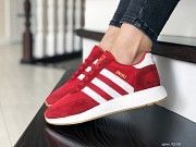 Женские кроссовки красные с белым Iniki 9290 Мелитополь