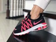 Женские кроссовки черные с розовым Shox Gravity 9303 Мелитополь