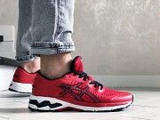 Мужские кроссовки красные Gel-Kayano 25 9263 Мелитополь