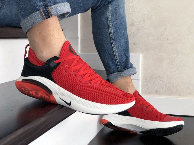 Мужские кроссовки красные с белым Joyride Run Flyknit 9334 Мелитополь - изображение 1