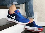 Мужские кроссовки синие с белым Zoom 9244 Мелитополь