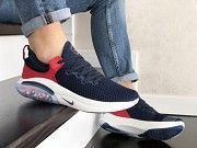 Мужские кроссовки темно синие с белым и красным Joyride Run Flyknit 9333 Мелитополь