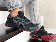 Мужские кроссовки черные с красным Gel-Kayano 25 9261 Мелитополь