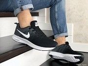 Мужские кроссовки черные с серым и белым Zoom 9243 Мелитополь